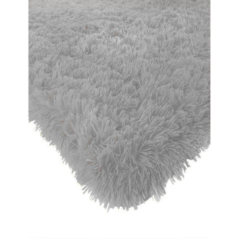Eufloria Silver Super Soft Shag Rug by Puffy Point Grove - Seasonal Overstock