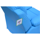 Kids Furniture, Kids Blue Reclining Arm Chair - Seasonal Overstock