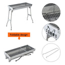 Outdoor Grills, 29" Stainless Portable Charcoal Grill - Seasonal Overstock