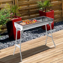 Outdoor Grills, 29" Stainless Portable Charcoal Grill - Seasonal Overstock