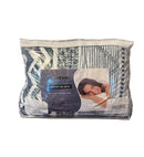 Ascan Queen Size 3-Pc All Season Blue / White Comforter Set - Seasonal Overstock