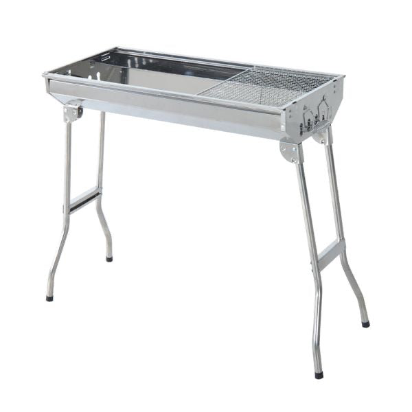 29" Stainless Portable Charcoal Grill - Seasonal Overstock