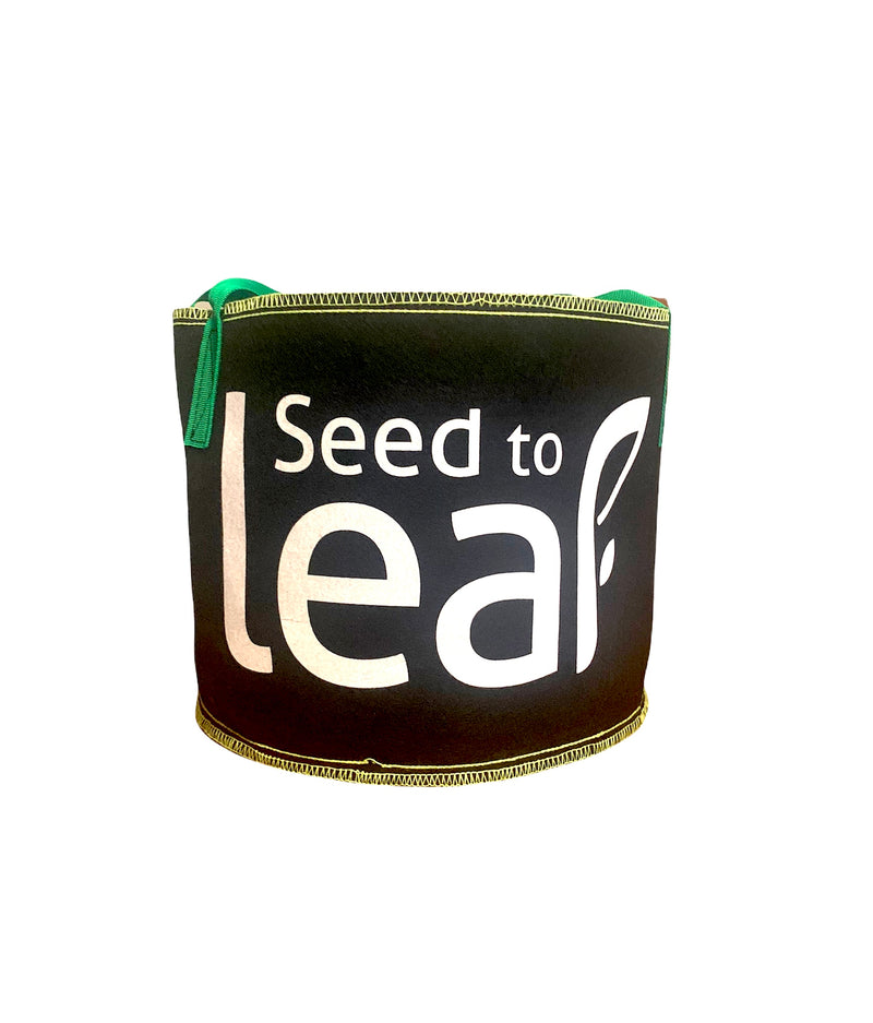 5pk 5 Gallon Seed to Leaf Grow Bags - Seasonal Overstock