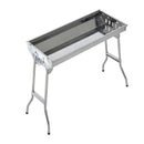 Outdoor Grills, 29" Stainless Portable Charcoal Grill - Seasonal Overstock