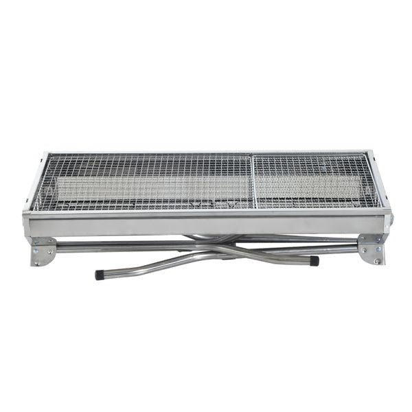 29" Stainless Portable Charcoal Grill - Seasonal Overstock