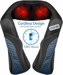 Cordless Rechargeable Back & Neck Massager - Seasonal Overstock